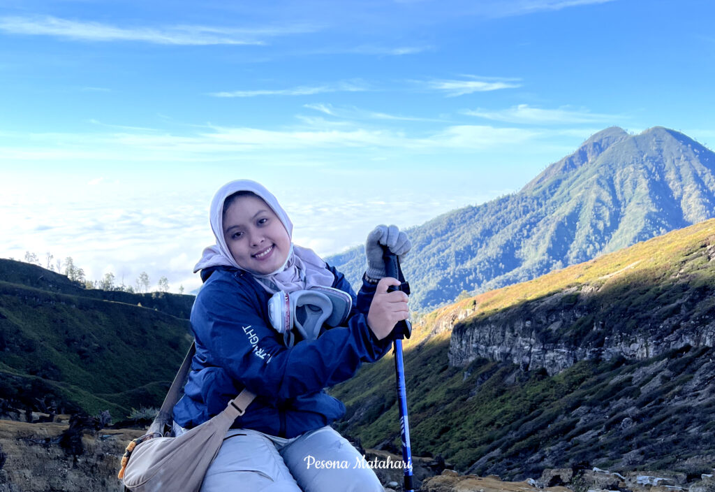 Pemandangan kawah ijen